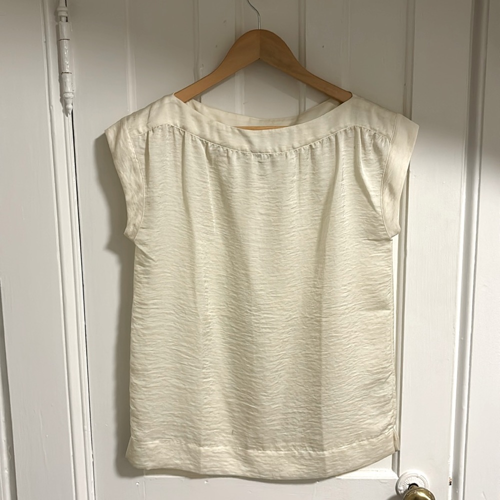 NWOT Talbots Sleeveless White Top (Size 2)